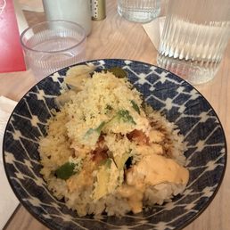 Spicy Salmon Donburi