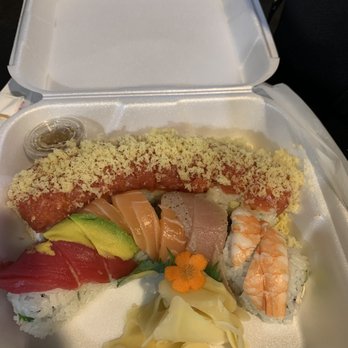 Heemo Sushi - Red dragon and rainbow roll for take out! - Sushi Bars Near Me - Orange, California