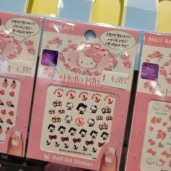 Best Gong Joo - Hello kitty nail stickers