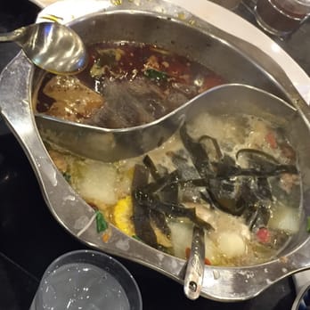 China Hot Pot - Spicy broth and nutrition broth 50/50 - Mongolian Near Me - Atlanta, Georgia