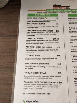 Menu photo 6 Commodore Grille Nashville, TN