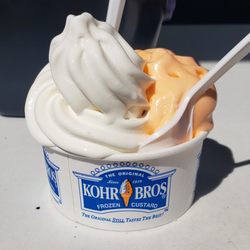 Vanilla, Orange Sherbet