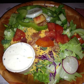 Butchie's - Signature salad that comes with entree'. Amazing! - Restaurants Near Me - Dubois, Indiana