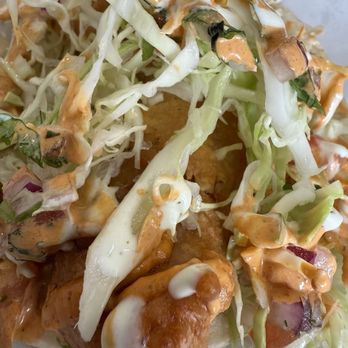 La Baja Cevicheria - Fish Taco. Crunchy and soft in the inside. Only $3! - Seafood Near Me - Orange, California La Baja Cevicheria - Fish Taco. Crunchy and soft in the inside. Only $3! - Seafood Near Me - Orange, California