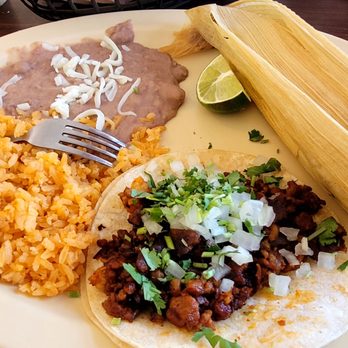 Taqueria Guanajuato - Taco/tamal combo. Pastor was the best part. Rice, beans and tamal not that good. - Tacos Near Me - Springdale, Arkansas Taqueria Guanajuato - Taco/tamal combo. Pastor was the best part. Rice, beans and tamal not that good. - Tacos Near Me - Springdale, Arkansas