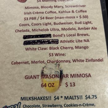 J's Prairie Rose - Drink menu - Breakfast & Brunch Near Me - Laramie, Wyoming J's Prairie Rose - Drink menu - Breakfast & Brunch Near Me - Laramie, Wyoming