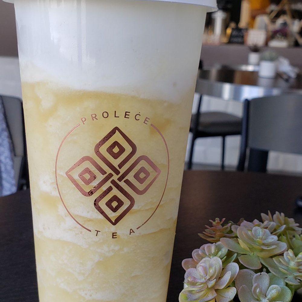 Prolece Tea - Cheese Pineapple Blend.. - Bubble Tea Near Me - Pasadena, California
