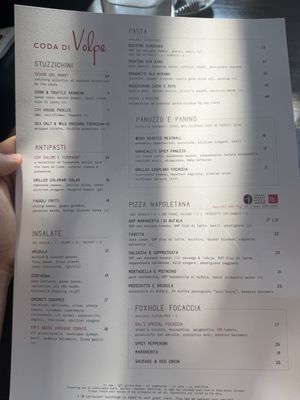 Menu photo 2 Coda Di Volpe Chicago, IL Menu photo 2 Coda Di Volpe Chicago, IL