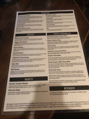 Menu photo 3 Thurston's Pub Bear, DE
