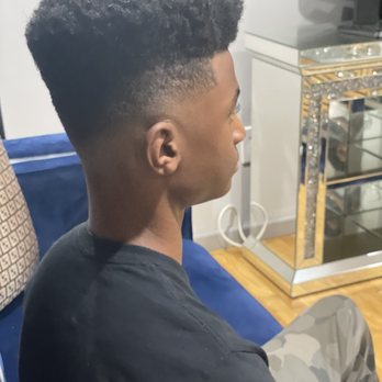 Dynasty Barbershop - Left side looks great the kid neck is smooth... so I thought - Barbers Near Me - Lindenhurst, New York Dynasty Barbershop - Left side looks great the kid neck is smooth... so I thought - Barbers Near Me - Lindenhurst, New York