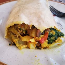 I wish I could explain how good this tastes. Ricky's has hands down the best breakfast burrito I've ever had.