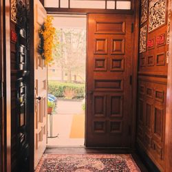 The Biba Studio - Entrance of the George Urban House designed by the Biba Studio for the Junior League of buffalo Decorators's Show house 2025