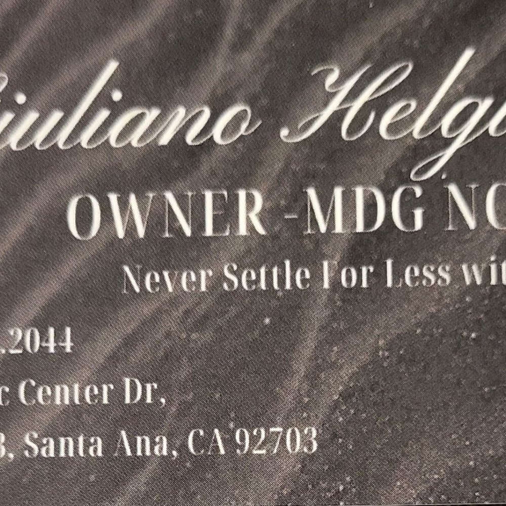 MDG Executive Notary & Apostille Services - Contact information - Notaries Near Me - Santa Ana, California