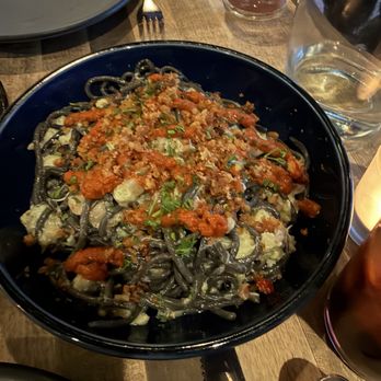 Seneca - Squid ink pasta. - New American Near Me - Saratoga Springs, New York
