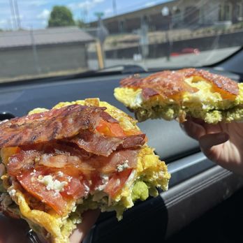 Caffeine Addicts - Avocado toast add bacon & tomato. The one on the right is avocado, egg & bacon only. Great way to start the day. - Desserts Near Me - Ringgold, Georgia Caffeine Addicts - Avocado toast add bacon & tomato. The one on the right is avocado, egg & bacon only. Great way to start the day. - Desserts Near Me - Ringgold, Georgia