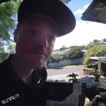 Sunrun Solar - Marcus, selling SUNRUN solar batteries. Do not open  door to him, asked personal questions, who's home, when, very pushy, came back at night - Solar Installation Near Me - Honolulu, Hawaii