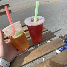 Iced fruit teas