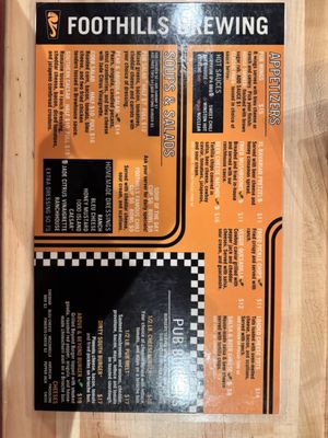 Menu photo 2 Foothills Brewing Winston Salem, NC