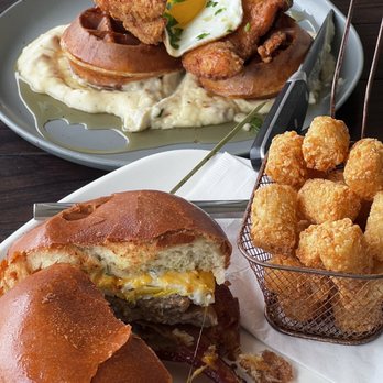 Braxton's Kitchen - Breakfast burger & chicken and waffles!! Yum! - Breakfast & Brunch Near Me - Camarillo, California Braxton's Kitchen - Breakfast burger & chicken and waffles!! Yum! - Breakfast & Brunch Near Me - Camarillo, California