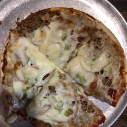 Scampy's Annex - Combo pizza (sausage, pepperoni, onions, peppers & mushrooms)