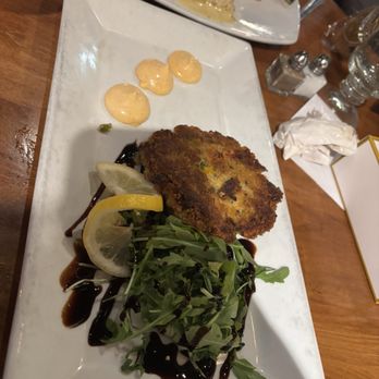 Creme De La Crepe - Crab cake - appetizer. It was flavorful - French Near Me - Redondo Beach, California