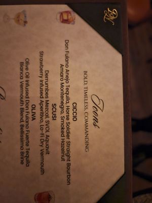 Menu photo 1 Dolce Notte Las Vegas, NV