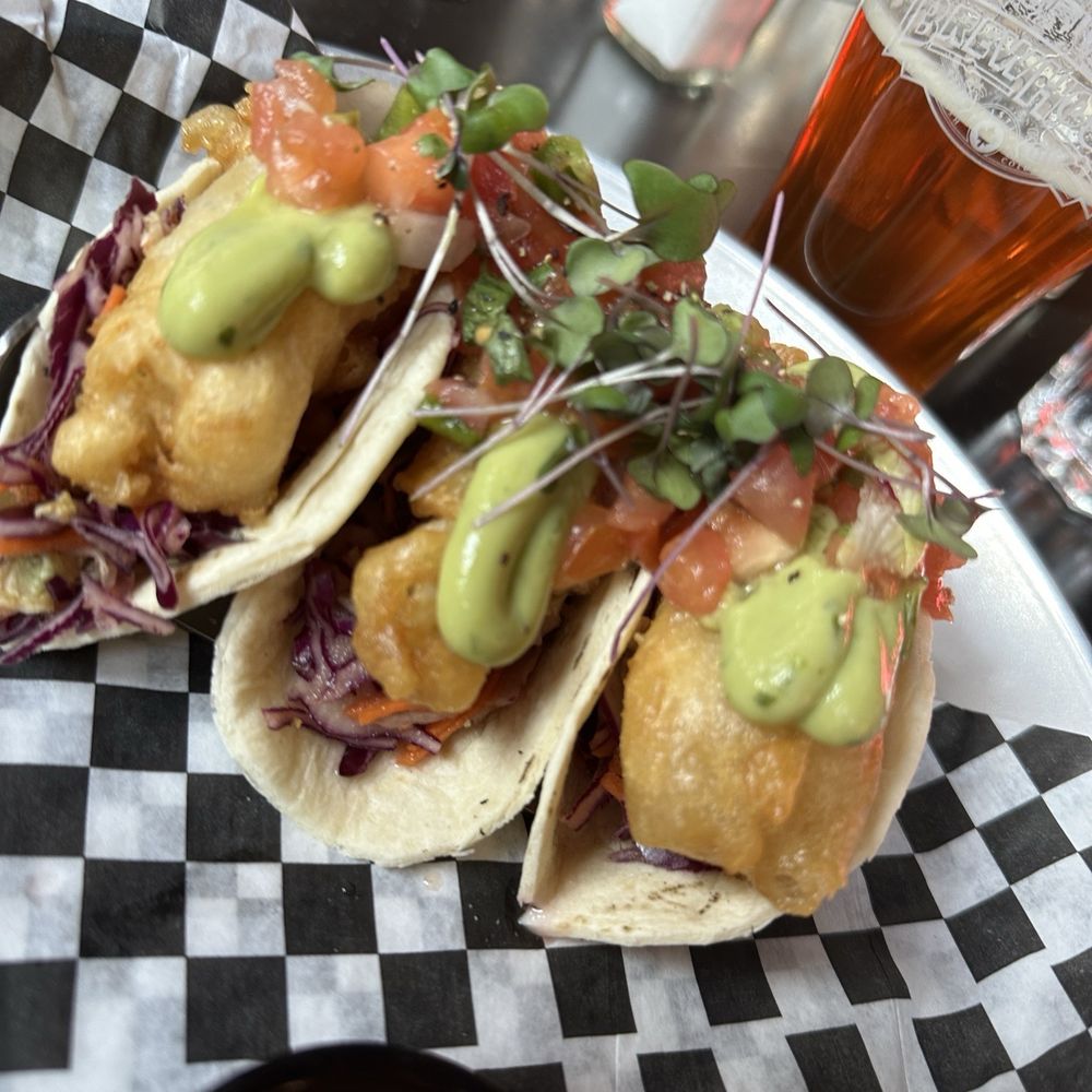 High Mountain Brewing Company - Fish tacos - Canadian (New) Near Me - Whistler, British Columbia High Mountain Brewing Company - Fish tacos - Canadian (New) Near Me - Whistler, British Columbia