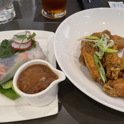 MIXT Lobby Lounge - Wings and Spring Rolls
