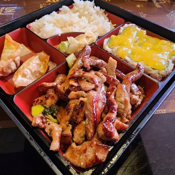 Shogun Japanese Restaurant - Bento box custom, California roll with mango sauce is to die for! Amazing!! - Japanese Near Me - Palm Harbor, Florida Shogun Japanese Restaurant - Bento box custom, California roll with mango sauce is to die for! Amazing!! - Japanese Near Me - Palm Harbor, Florida