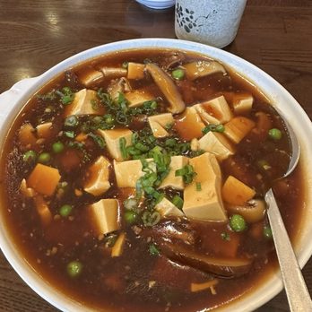 Old Shanghai Soup Dumpling - Mapo Tofu which went well with a nice bowl of rice!   :) - Shanghainese Near Me - Palisades Park, New Jersey