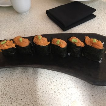 Minami - Uni nigiri (each piece $14) - Japanese Near Me - Vancouver, British Columbia