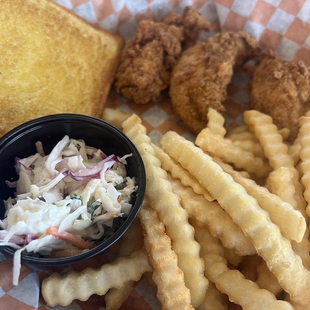 Minnie Bird - Texas Toast, Chicken Tender, Coleslaw, Fries - Chicken Shop Near Me - Schaumburg, Illinois Minnie Bird - Texas Toast, Chicken Tender, Coleslaw, Fries - Chicken Shop Near Me - Schaumburg, Illinois