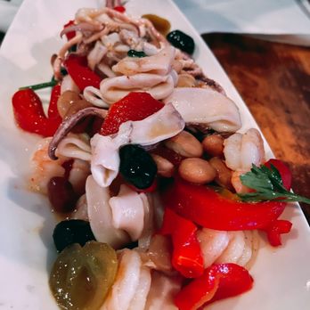Osteria Padre Pio - Calamari Shrimp Salad - Italian Near Me - Mamaroneck, New York