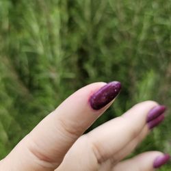 Little Art Nails - Cut on side of pinky by the drill.