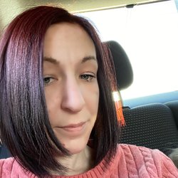 Prescutts Hair Salon - Right after without makeup! Still looks amazing!