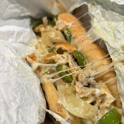 The District Fishwife - Salmon Seafood Cheesesteak