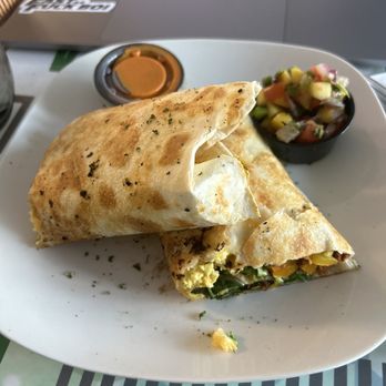 Gray Jett Café - Vegan Chorizo Breakfast Burrito - Comfort Food Near Me - Milwaukee, Wisconsin