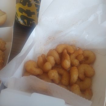 Tex's Chicken & Burgers - Popcorn shrimp, spicy but not bad. - Halal Near Me - Centereach, New York Tex's Chicken & Burgers - Popcorn shrimp, spicy but not bad. - Halal Near Me - Centereach, New York