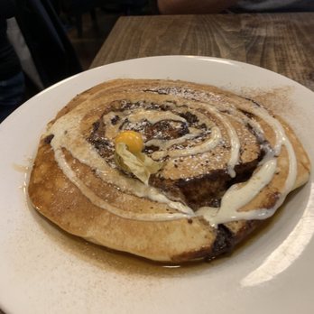 Jam Cafe on Beatty - cinnamon-roll pancake - Breakfast & Brunch Near Me - Vancouver, British Columbia