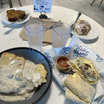 SeaFront Baking Company - Sep 2026: Cheddar Herb Biscuits and Gravy. Brisket Burrito. - Bakeries Near Me - Crescent City, California SeaFront Baking Company - Sep 2026: Cheddar Herb Biscuits and Gravy. Brisket Burrito. - Bakeries Near Me - Crescent City, California