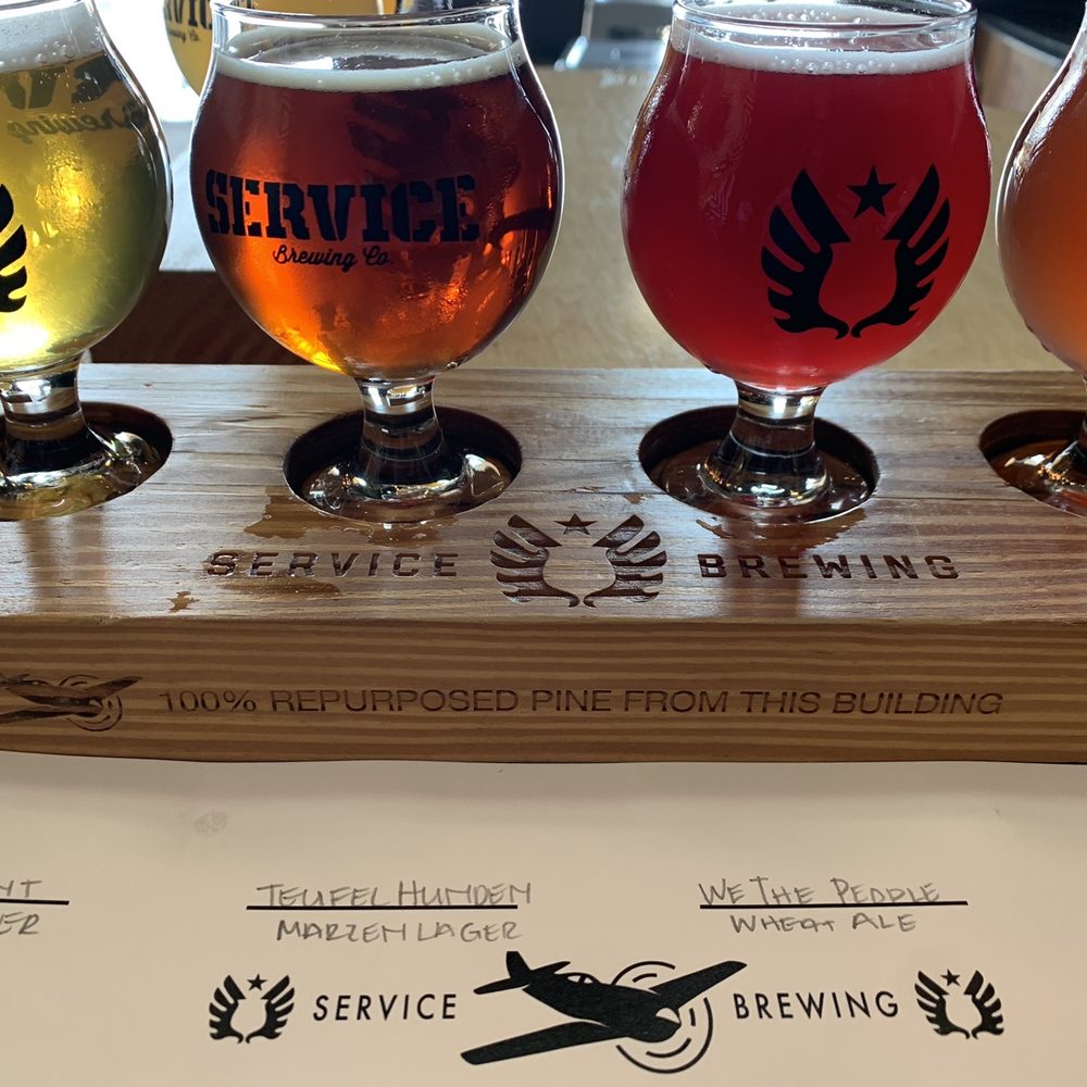 Service Brewing - Flight! - Breweries Near Me - Savannah, Georgia Service Brewing - Flight! - Breweries Near Me - Savannah, Georgia