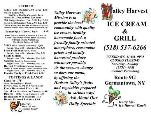 Menu photo 4 Valley Harvest Germantown, NY