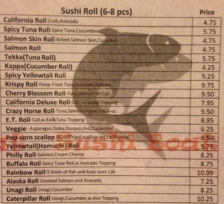 Menu photo 3 Sushi Boat Laramie, WY Menu photo 3 Sushi Boat Laramie, WY