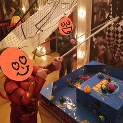 Operation Halloween - There were lots of games in the carnival room, and everyone got prizes.