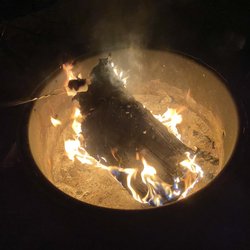 Rock Crossing Campground - Campfire