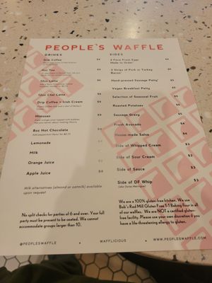 Menu photo 5 People’s Waffle Spokane, WA Menu photo 5 People’s Waffle Spokane, WA