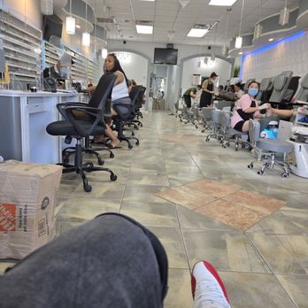 Unique Nail - The inside of the nail shop - Nail Salons Near Me - Durham, North Carolina