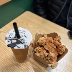 Popcorn Chicken & Drink