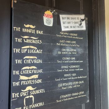 The Fresh Shave - Menu - Shaved Ice Near Me - Koloa, Hawaii The Fresh Shave - Menu - Shaved Ice Near Me - Koloa, Hawaii