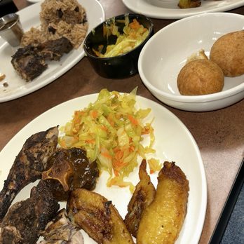 Rockyaad Jamaican Restaurant - Jerk chicken, ox tails, plantains, cabbage and carrots - Caribbean Near Me - Carmichael, California Rockyaad Jamaican Restaurant - Jerk chicken, ox tails, plantains, cabbage and carrots - Caribbean Near Me - Carmichael, California